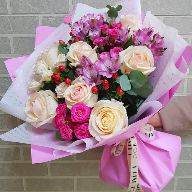 Букет цветов "Белиссимо" Букет цветов "Белиссимо"