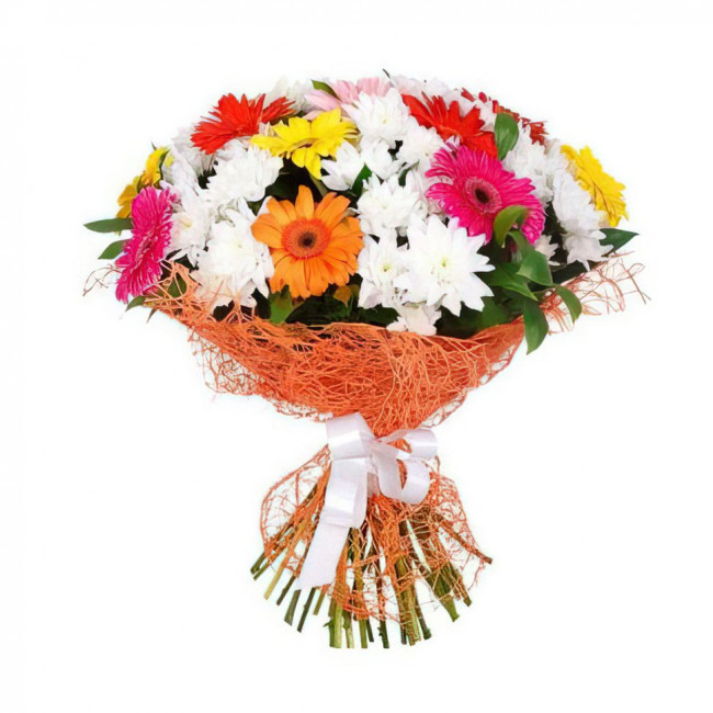 Букет цветов "Радостный смех" Букет цветов "Радостный смех"